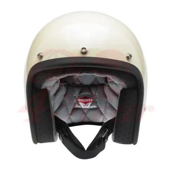 cafe 4 racer - Biltwell Bonanza Helmet Open Face Gloss Vintage White - BILTWELL Biltwell Bonanza 2021 