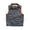 13 1/2 Blood Moon leather vest black