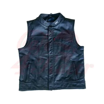 cafe 4 racer - 13 1/2 Night Rider Leather vest - 13 1/2 Company Vests 