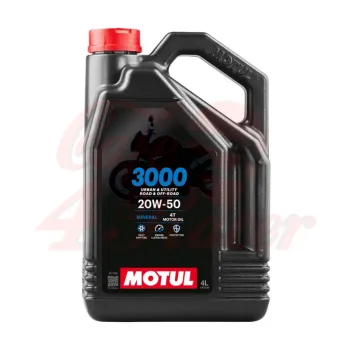 cafe 4 racer - MOTUL Motorenöl 3000, 20W50, 4L - MOTUL 4T engine 3374650263779