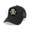 cafe 4 racer - Lucky 13 Pirate Skull trucker hat black - 13 1/2 Company Šiltovka 