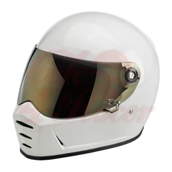 cafe 4 racer -  Biltwell Lane Splitter Shield Gold Mirror  - BILTWELL Optics & Masks for Helmets 