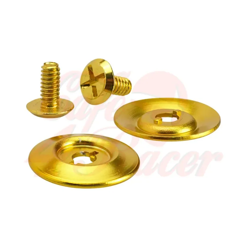 cafe 4 racer - Biltwell Gringo S Hardware Kit Gold - BILTWELL  Helmet Accessories  