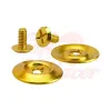 cafe 4 racer - Biltwell Gringo S Hardware Kit Gold - BILTWELL  Helmet Accessories  