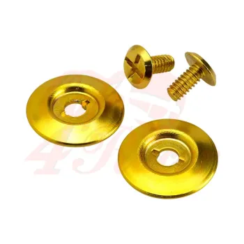 cafe 4 racer - Biltwell Gringo S Hardware Kit Gold - BILTWELL  Helmet Accessories  