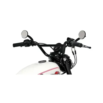 Burly, 1" Scrambler handlebar. Black