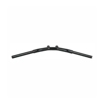 cafe 4 racer - Burly, Dominator raked 1-1/4" T-bar 10” rise. Gloss black - BURLY H&D & Custom 