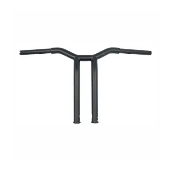 cafe 4 racer - 1-1/4" Buffalo Apehangers, 18" high, chrome - MCS H&D & Custom  