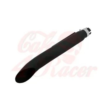 cafe 4 racer - Highway Hawk Muffler Turnout black - Highway Hawk Mufflers 