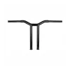 cafe 4 racer - Burly, Dominator straight 1-1/4" T-bar 14” rise. Gloss black - BURLY H&D & Custom 