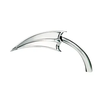 cafe 4 racer - NESS SCOOP CHROME MIRROR, LEFT - ARLEN NESS Standard mirrors 