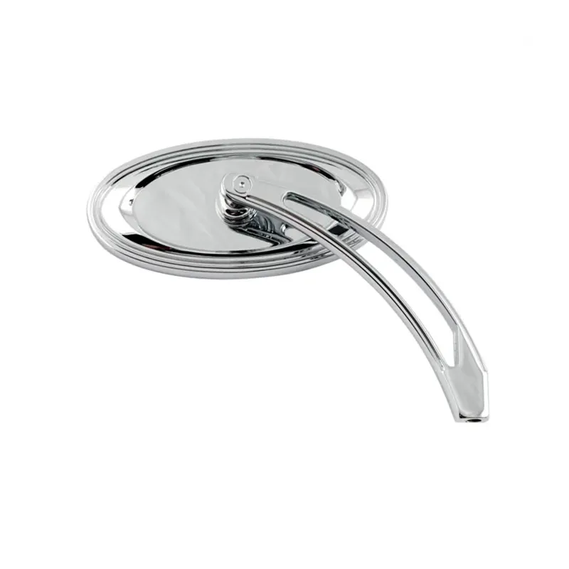 cafe 4 racer - NESS DIE-CAST CHROME OVAL STEPPED MIRROR - ARLEN NESS Standard mirrors 
