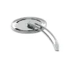 cafe 4 racer - NESS DIE-CAST CHROME OVAL STEPPED MIRROR - ARLEN NESS Standard mirrors 