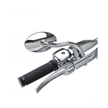 cafe 4 racer - NESS DIE-CAST CHROME CATEYE MIRROR - ARLEN NESS Standard mirrors 