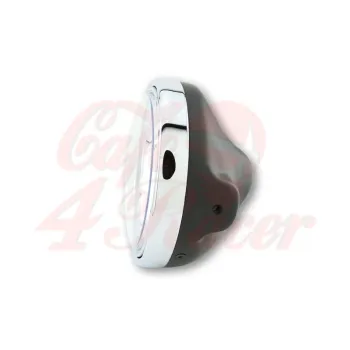 cafe 4 racer - SHIN YO LTD headlamp 7 inch, matt black - Shin Yo Headlights side mount 4054783306459