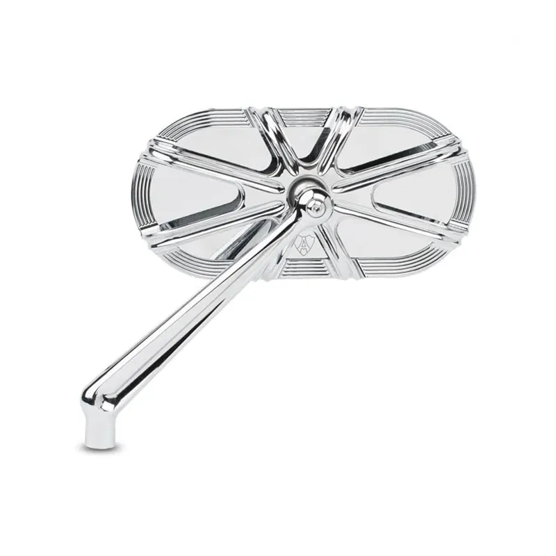 cafe 4 racer - Ness 10-Gauge caged mirror left hand chrome - ARLEN NESS Standard mirrors 