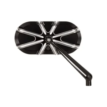 cafe 4 racer - Ness 10-Gauge Caged mirror right hand black - ARLEN NESS Standard mirrors 