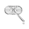 cafe 4 racer - Ness Deep Cut caged mirror right hand chrome - ARLEN NESS Standard mirrors 