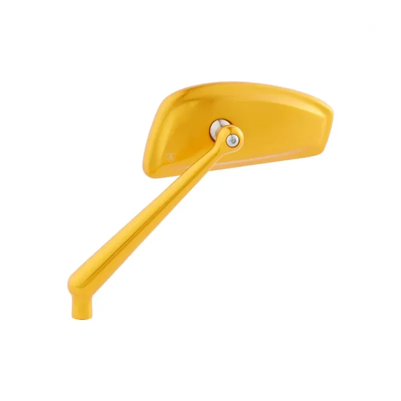cafe 4 racer - Arlen Ness, Tearchop mirror left. Gold - ARLEN NESS Standard mirrors 