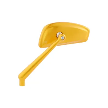 cafe 4 racer - Arlen Ness, Tearchop mirror left. Gold - ARLEN NESS Standard mirrors 