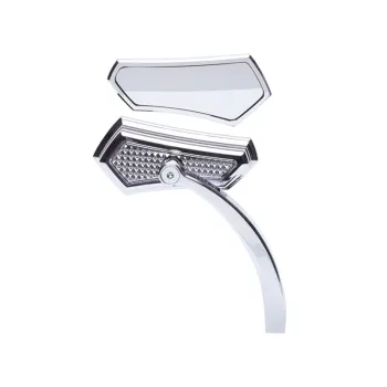 cafe 4 racer - RETRO Matte Black Mirror For Harley - Cafe4Racer Standard mirrors 