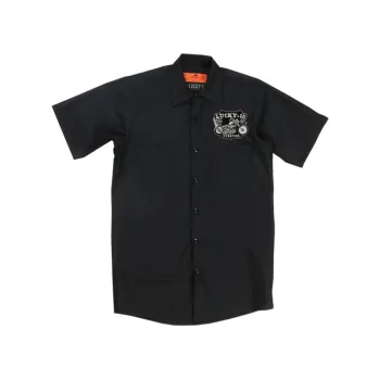 cafe 4 racer - Lucky 13 Knuckles workshirt black - Lucky 13 Shirts 