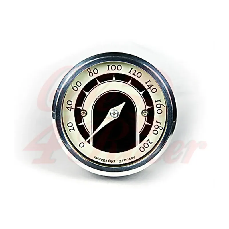 cafe 4 racer - Motogadget tachometr motoskop tiny speedster, leštěný - Motogadget Digitální rychloměry  4054783045907
