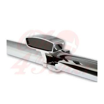 cafe 4 racer - HIGHSIDER telltale meter chome - Highsider Dashboard indicators 
