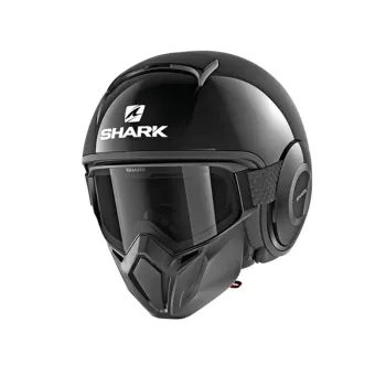 cafe 4 racer - Prilba Shark RS Jet Blank matná čierna  - SHARK HELMETS SHARK 
