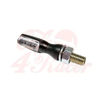 cafe 4 racer - SHIN YO LED-indicator SPARK, black housing, clear lens, E-marked, pair - Shin Yo Standard indicators 4054783129423