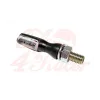 cafe 4 racer - SHIN YO LED-indicator SPARK, black housing, clear lens, E-marked, pair - Shin Yo Standard indicators 4054783129423