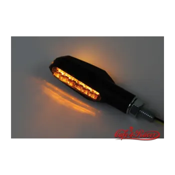 cafe 4 racer - SHIN YO LED blinkr MULTIFACE, černý - Shin Yo Standardní ukazatele směru 4054783197637