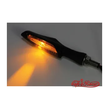 cafe 4 racer - KOSO LED indicator INFINITY, smoke - Koso Standard indicators 