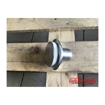 cafe 4 racer - BMW Airhead Billet Gas Cap - Brushed - Motone Fuel Tanks and Caps 
