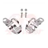 cafe 4 racer - winker clamp, 2 pcs., chromed, 27-36 mm, pair -  CNC aluminum housing & brackets 