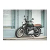 cafe 4 racer - Motone  Triumph  Bonneville Dual Seat - Diamond Stitch - Brown/Black - Motone Triumph Bonneville 
