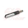cafe 4 racer - KOSO LED sequence-indicator ELECTRO, black, smoke lens - Koso Running light LED turn signal 4054783301508