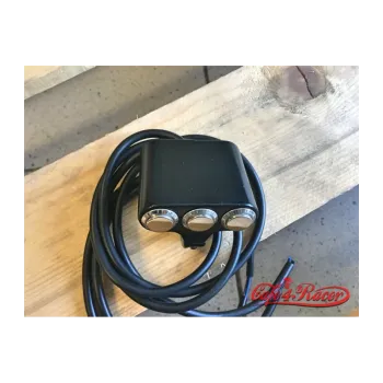 cafe 4 racer - High Quality Retro 22mm Multi-functional 3 Button Switch -  22mm / 7/8 inch 
