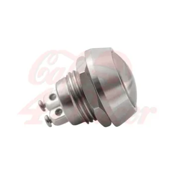 cafe 4 racer - Billet Micro Switch Button - Momentary - M12 - Chrome - Motone Universal 