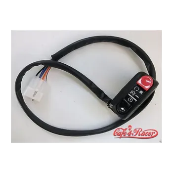 cafe 4 racer - Spínač spouštění/vypínání motoru Domino - Domino & Tommaselli 22mm & 7/8 inch 8033900032453