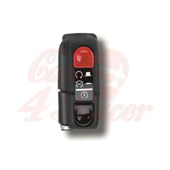 cafe 4 racer - Domino Prepínač Motor Start/Stop - Domino & Tommaselli 22mm & 7/8 inch 8033900032453