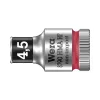 Wera Zyklop 1/4" socket with holding function - Metric 4.5