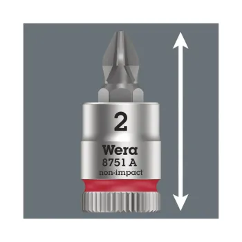 cafe 4 racer - Wera Zyklop 1/4" Phillips socket bit - Wera Sockets & Nutsetter 
