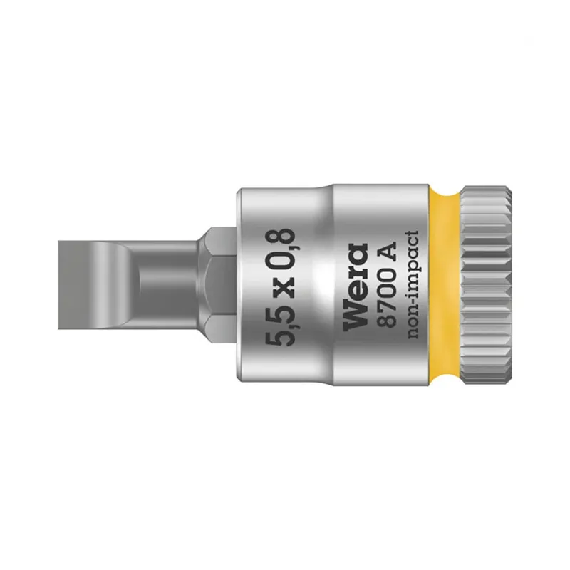 cafe 4 racer - Wera Zyklop 1/4" Slotted socket bit - Wera Sockets & Nutsetter 