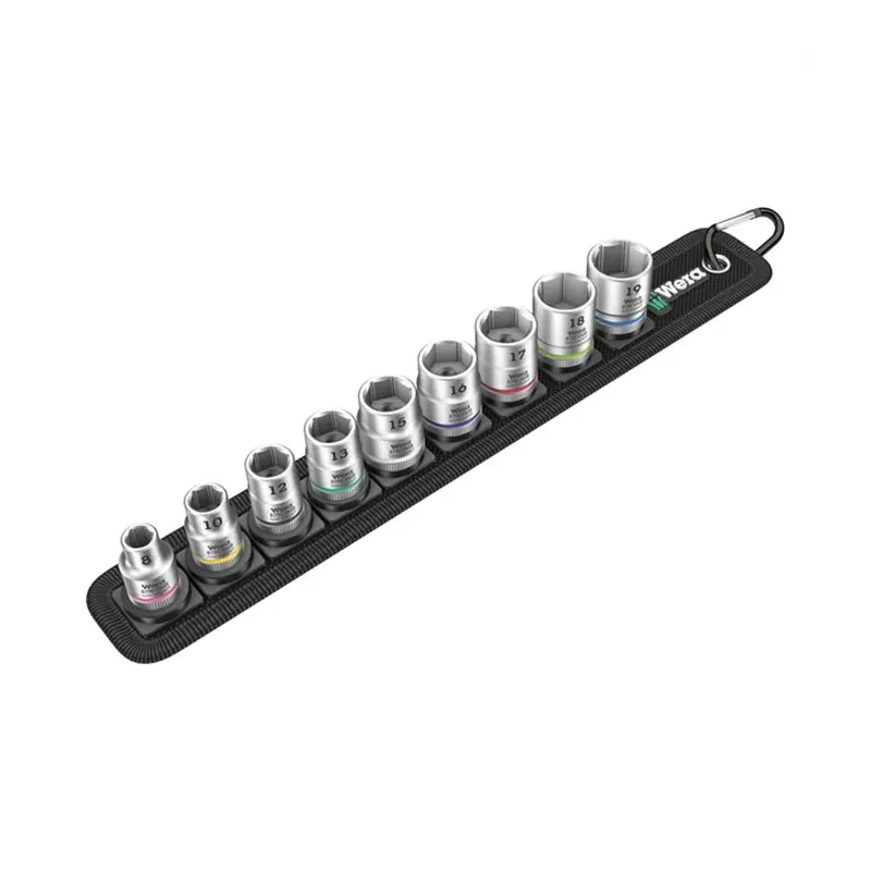 cafe 4 racer - Wera socket belt with 3/8" drive hex sockets - Metric - Wera Sockets & Nutsetter 