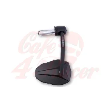 cafe 4 racer - HIGHSIDER bar end mirror CNC VICTORY-X with LED indicator - Highsider Bar end mirrors 4054783314843