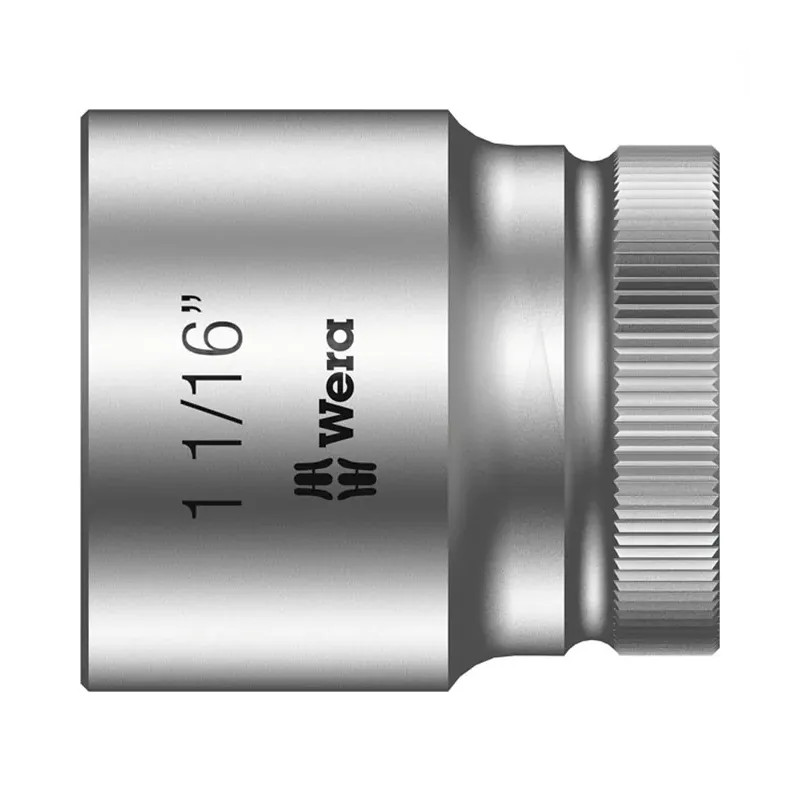 Wera Zyklop 1/2" socket - US sizes 1-1/16"
