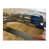 cafe 4 racer - Thunder Slash + výfukové koleno BMW K100 pravá strana - Cafe4Racer K100 výfukové diely 