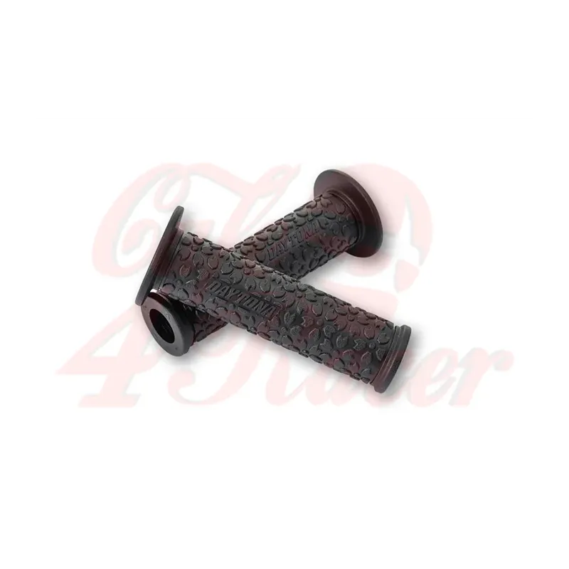 cafe 4 racer - DAYTONA Handlebar Grips GGD-SAKURA, black - Daytona 22mm &  7/8 inch 4054783346271