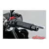 cafe 4 racer - DAYTONA Handlebar Grips GGD-SAKURA, black - Daytona 22mm &  7/8 inch 4054783346271